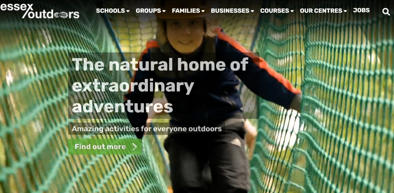 Essex Outdoors - website